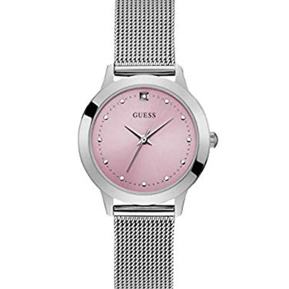New GUESS Pink Genuine Diamond Dial Women\'s Watch main image 6